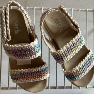 MIA Colorful Woven Sandals for Women
